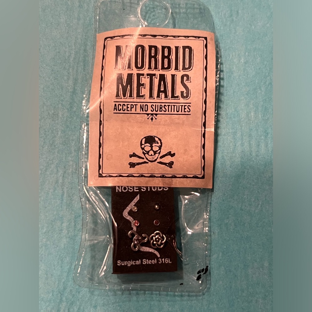 Morbid metals nose studs 6 pack